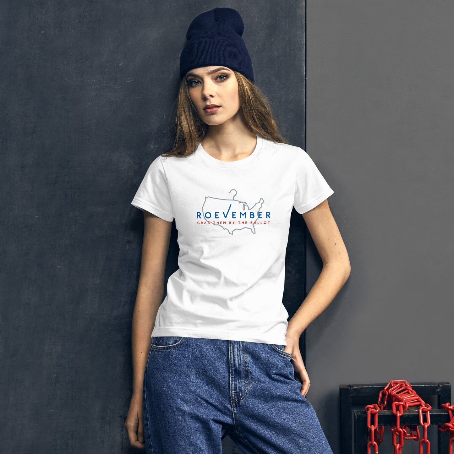 ROEvember USA - Femme Fitted Tee